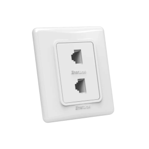Tomada dupla 2* RJ 45 cat. 6 UTP