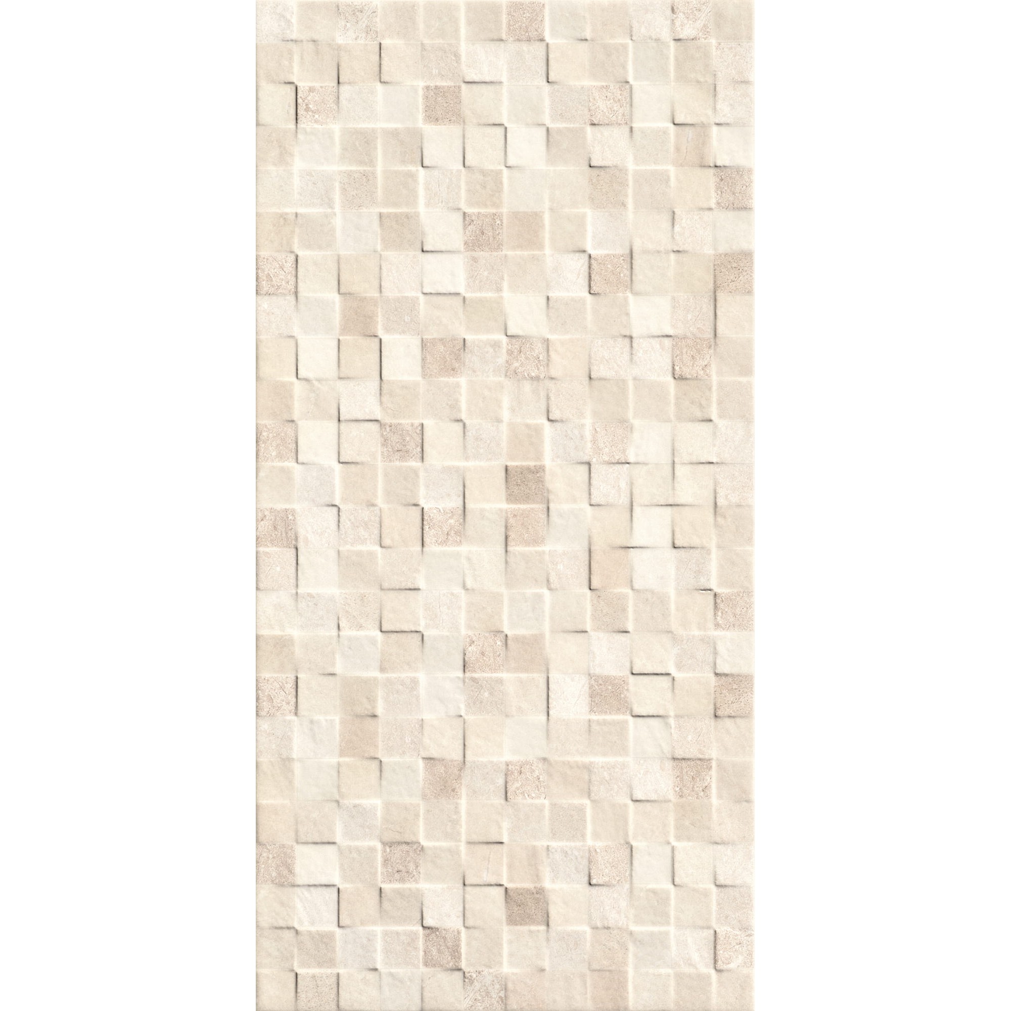 Azulejo Gresart Luxor Bege Decor 30×60 cm (cx. 1,26 m²)