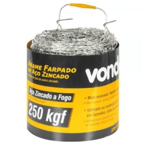 Arame Farpado Rolo 250 m