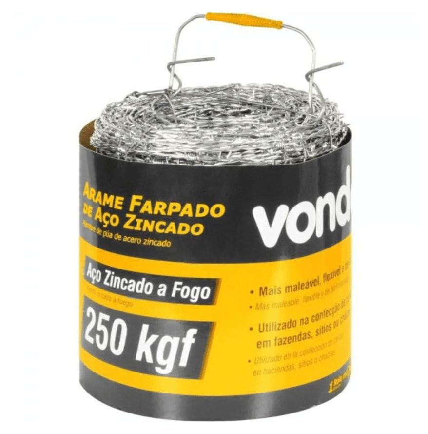 Arame Farpado Rolo 250 m
