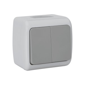 Comutador Escada Duplo Estanque Redondo – Aslo