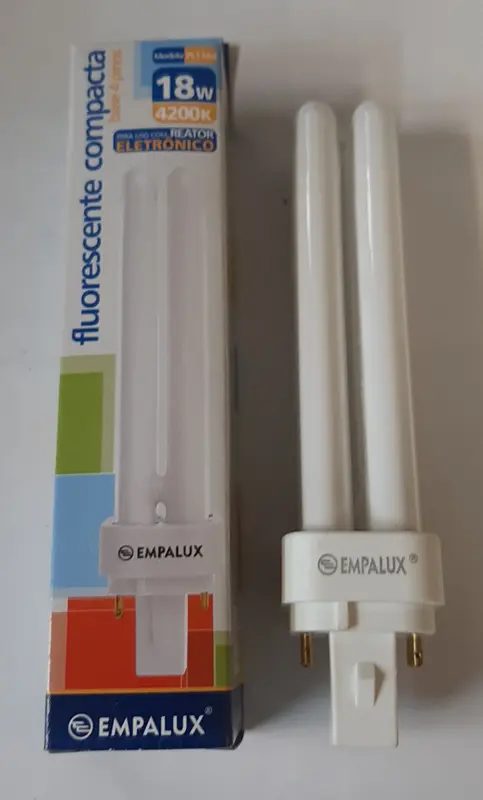 Lâmpada 2 Pinos Branca 18 W