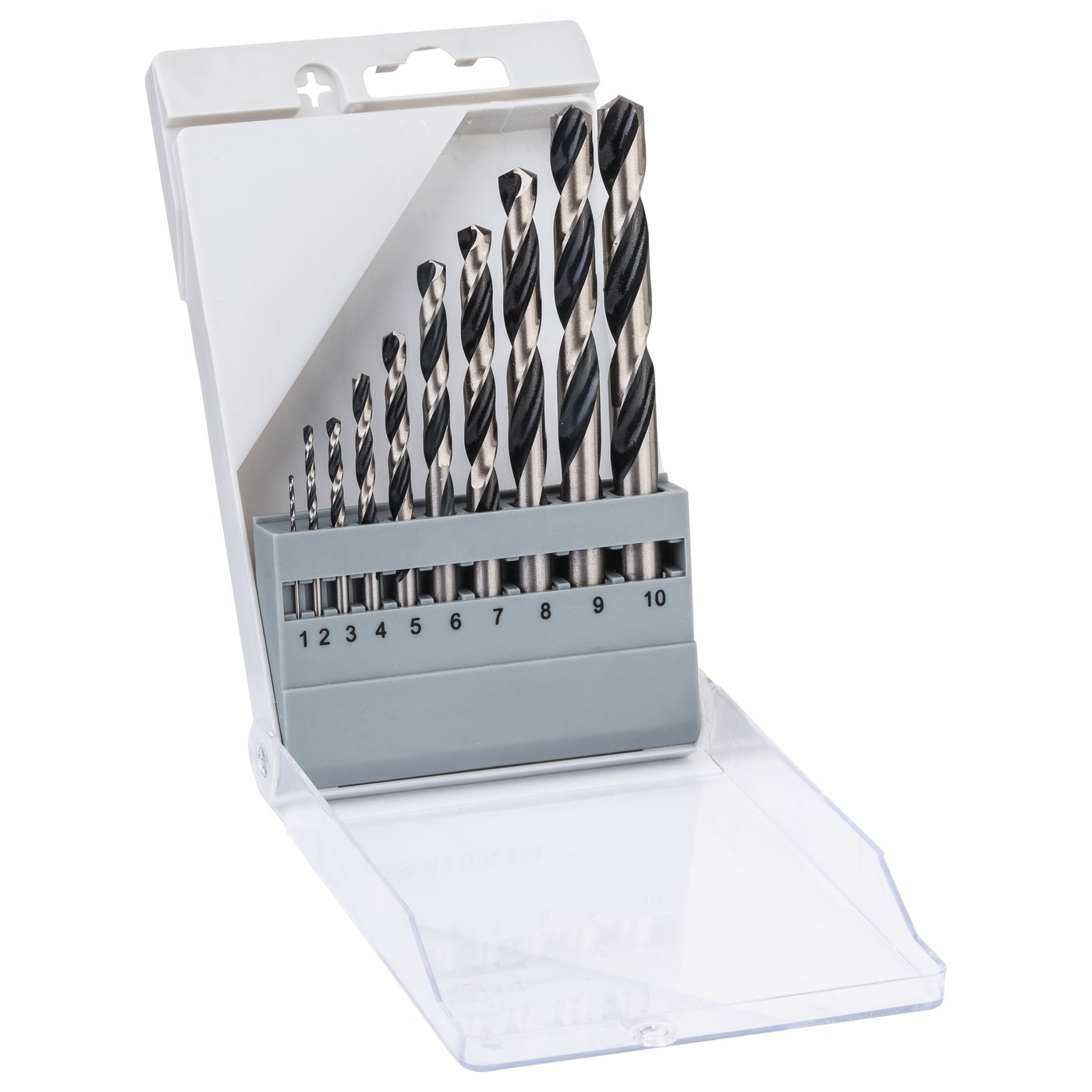 Broca HSS Pointeo Conj 1-10 mm (10 pçs) – Bosch