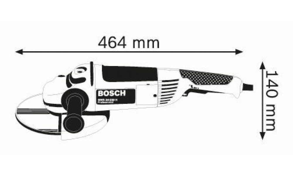Rebarbadora GWS 24 -230 (0601884103) – Bosch