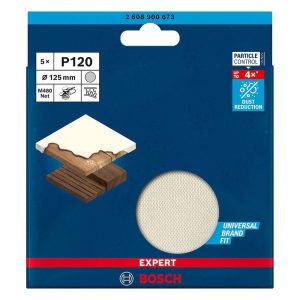 Disco Lixa MAD.125 mm G120 (5 un.) – Bosch