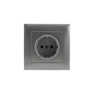 Tomada Schuko Cromado – Aslo