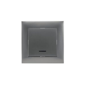 Comutador Escada Luminoso Cromado – Aslo