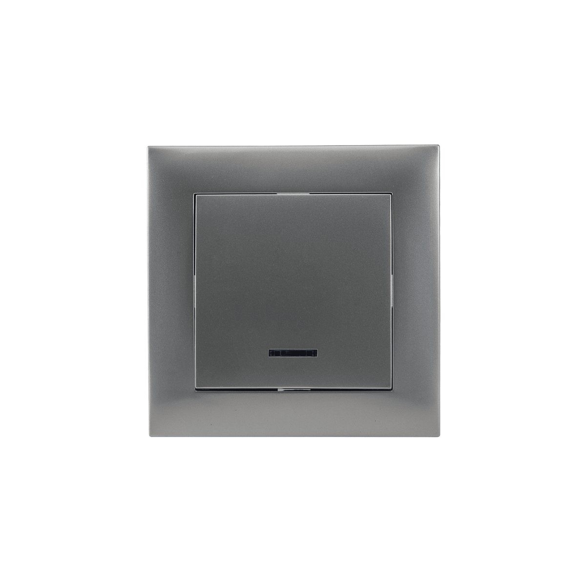Comutador Escada Luminoso Cromado – Aslo