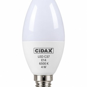 Cidax Lâmpada LED C37 Chama E14 6500 K 4 W