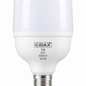 Cidax Lâmpada T80 Industrial E27 6500 K 20 W