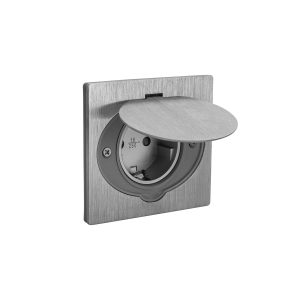 Tomada de Parede/Piso 2P+T 16 A Alumínio IP44 – Aslo