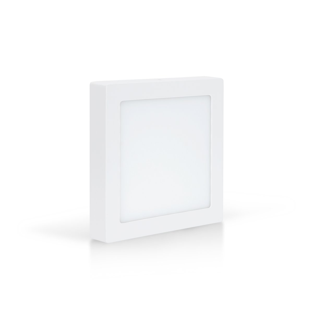 Painel LED Saliente Quadrado 120 mm 6 W 3000 K Branco – Aslo