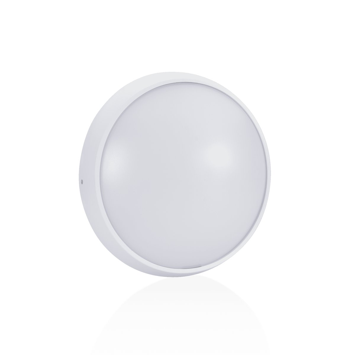 Aplique LED Exterior Redondo IP54 8 W 4000 K Branco – Aslo