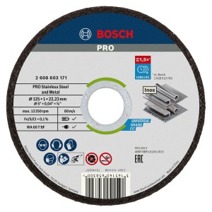 Disco Corte Inox 125×1 – Bosch