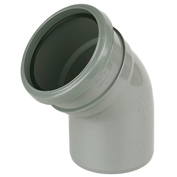 Meia curva pvc 45°