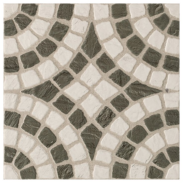Mosaico Gresco Portuguesa Black/White 33×33 cm (cx. 1 m²)
