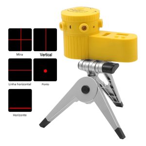 Nível Laser 2 Bolhas Tripé e Mala