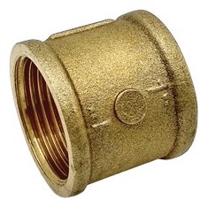 União Latão Fêmea/Fêmea 2"