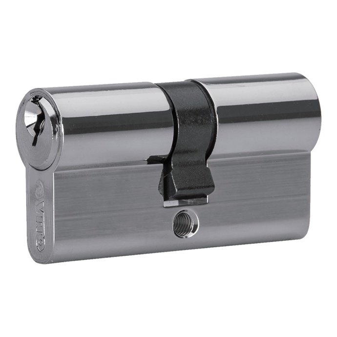 Canhão Fechadura Prateado 60 mm – Vito