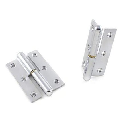 Dobradiça 501×3" 1/2 d/e Cromada – Teicocil