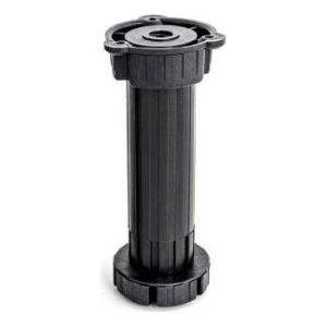 Pé para Movel p11×145 Regulavel Preto (Unidade) – Teicocil