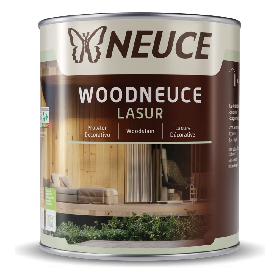 Verniz Woodneuce Acetinado 295 Cinza Pombo 4 L