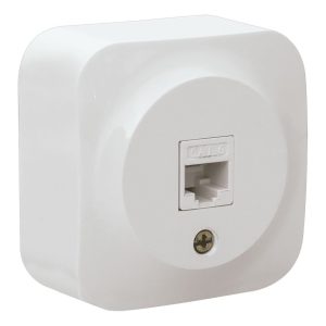 Tomada RJ45 CAT 6 UTP Saliente Atlântico – Aslo