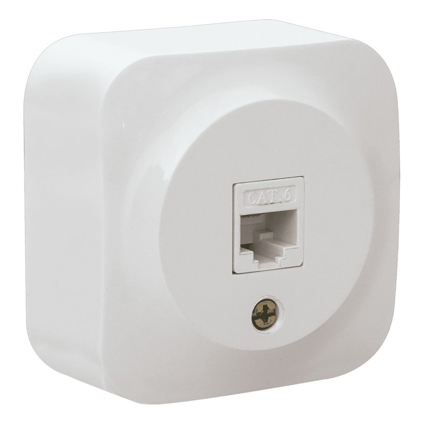 Tomada RJ45 CAT 6 UTP Saliente Atlântico – Aslo