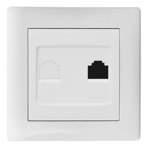 Tomada RJ45 CAT6 UTP M2020 Branco – Aslo