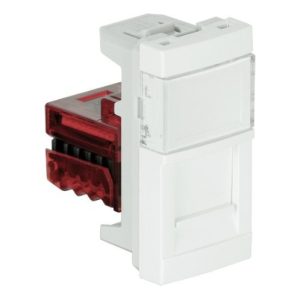Módulo com Conector RJ45 Cat. 6 UTP 1 Módulo Branco – Efapel