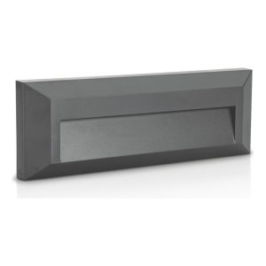 Aplique LED Muro Saliente 3,5 W Cinza – Aslo