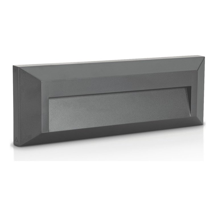 Aplique LED Muro Saliente 3,5 W Cinza – Aslo