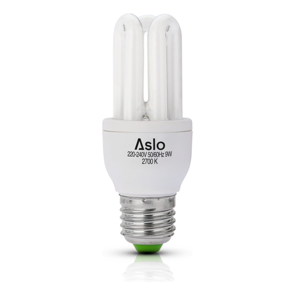 Lâmpada Economizadora 3P E27 15 W 6400 K (Luz Branca) – Aslo