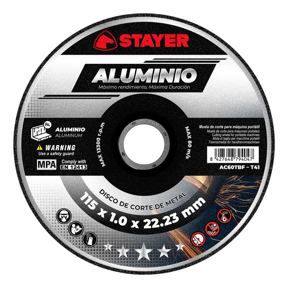 Disco Corte Alumínio 115