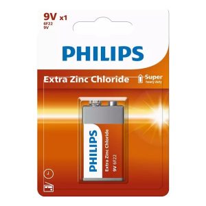 Pilhas 9 V Emb. 1 un. – Philips