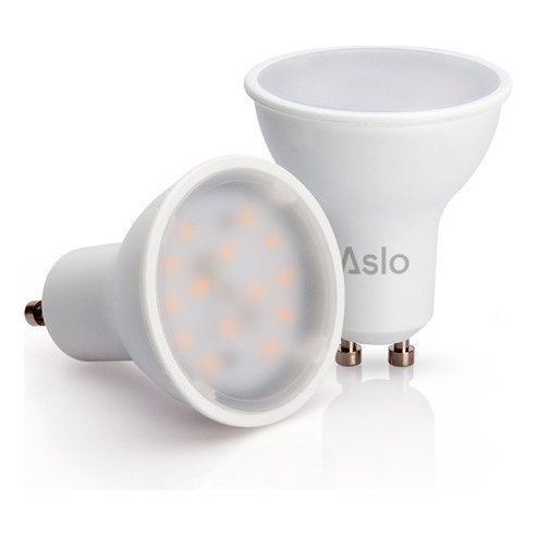 Lâmpada LED 230 V GU10 6 W (SMD2835) 6000 K – Aslo