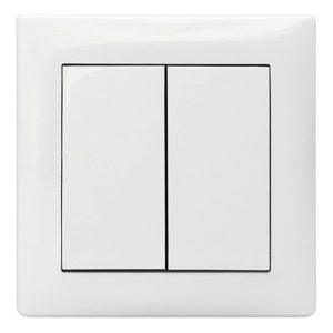 Comutador Escada Duplo M2020 Branco – Aslo