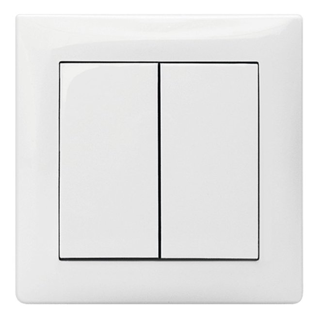 Comutador Escada Duplo M2020 Branco – Aslo