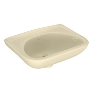 Lavatório sem Coluna Cor. Creme