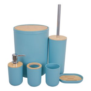 Jogo Casa Banho Conjunto Colorido 6 pçs