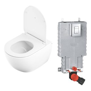 Sanita Suspensa com Tampo para Autoclismo Interior Parede