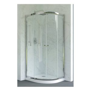 Cabine Duche com Base 80×80 Redonda Branco 2004/1 – AFJ