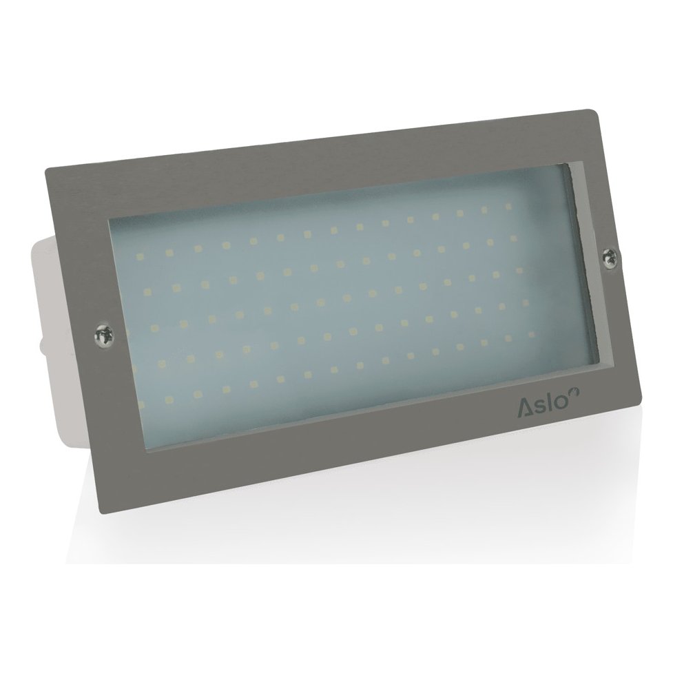 Aplique Muro Embutir LED 8 W 5000 K Inox – Aslo
