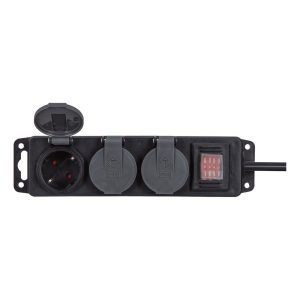 Bloco Triplo com Interruptor 3×2P+T IP44 com Cabo – Aslo