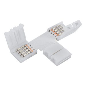 Conector Clip T para Fita LED RGB 10 mm 12 V/24 V – Aslo
