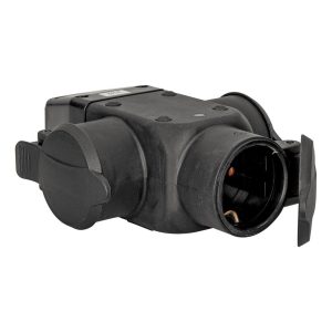Ficha Tripla Borracha 2P+T 16 A sem Cabo – Aslo