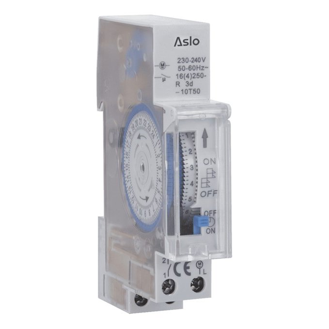 Interruptor Horário Analógico Diário 1 m 1 – Aslo