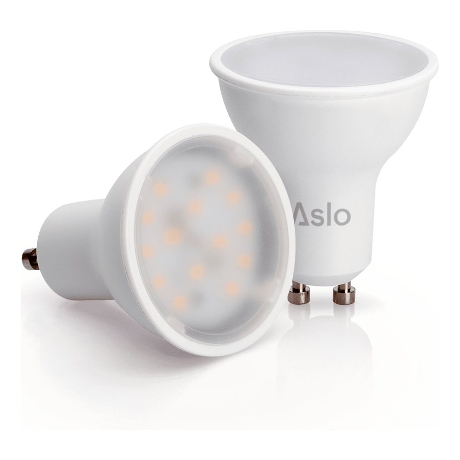 Lâmpada LED 230 V GU10 4 W (SMD2835) 6000 K – Aslo