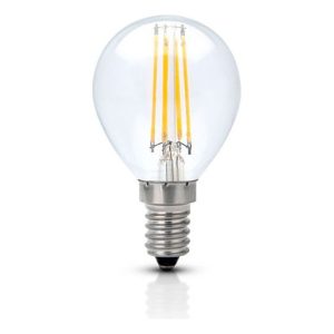 Lâmpada LED de Filamento Esférica Gota E14 4 W 4000 K Blister – Aslo