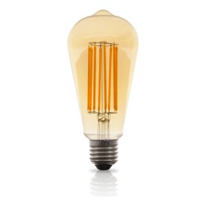 Lâmpada LED Vintage Filamento Longo ST64 E27 8 W 2000 K – Aslo